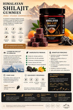 Himalayan Shilajit Gummies - Energia - Vitalidade e Desempenho Natural