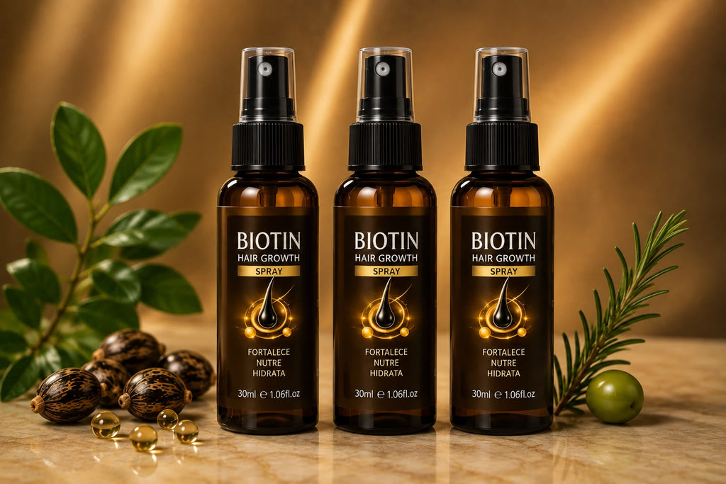 Spray Capilar com Biotina – Kit com 3 Unidades