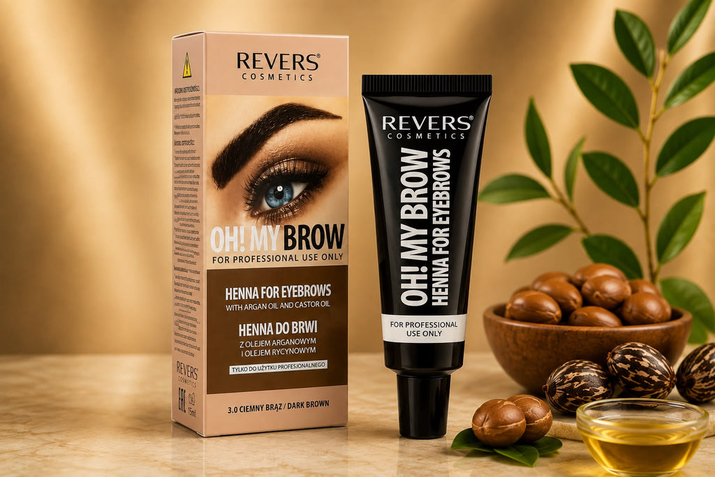 Henna Profissional para Sobrancelhas Revers Oh! My Brow - Castanho Escuro